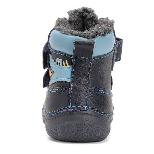 Ghete copii baieti din piele imblanite DD Step, Albastru – W082-52462A
