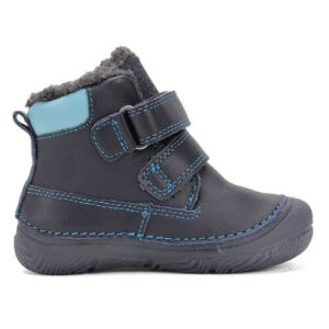 Ghete copii baieti din piele imblanite DD Step, Albastru – W082-52462A