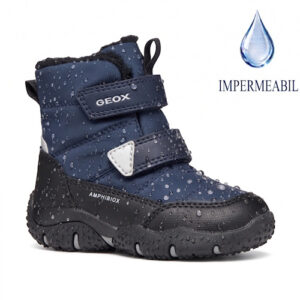 Ghete copii baieti Impermeabile Baltic ABX, Geox, Albastru – B4620C_0FU54_C0045