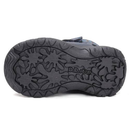 Ghete copii baieti impermeabile si imblanite DD Step, Albastru – P081-52299A