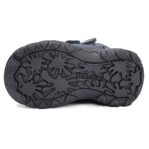 Ghete copii fete impermeabile si imblanite DD Step, Albastru – P081-52616A
