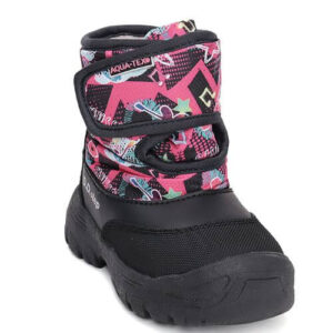 Ghete copii fete impermeabile si imblanite DD Step, Negru – P081-52502B