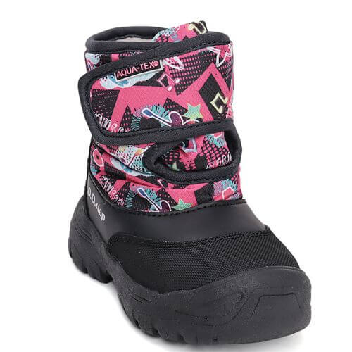 Ghete copii fete impermeabile si imblanite DD Step, Negru – P081-52502B