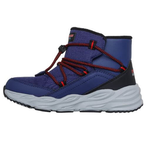 Ghete copii baieti Waterproof din material sintetic Skechers, Albastru – 406385L_NVBK