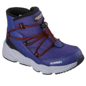 Ghete copii baieti Waterproof din material sintetic Skechers, Albastru – 406385L_NVBK