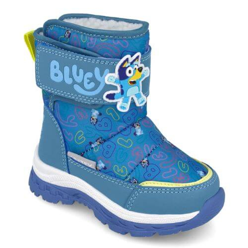 Ghete copii baieti Bluey impermeabile imblanite Garvalin, Albastru – 251890-A008