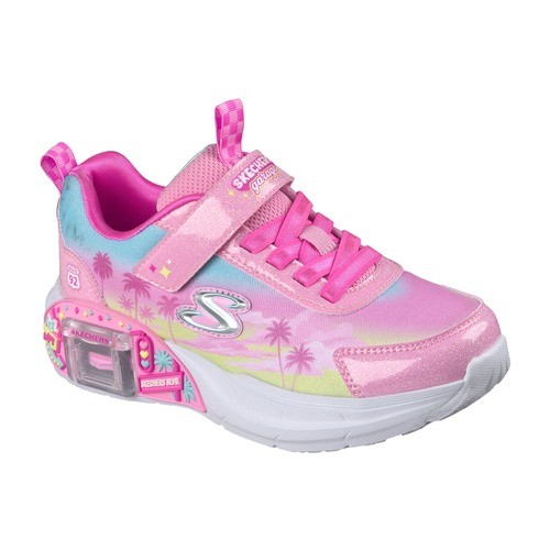 Pantofi sport fete Skechers Garage – Glam Racer Roz – 304351L-PKMT
