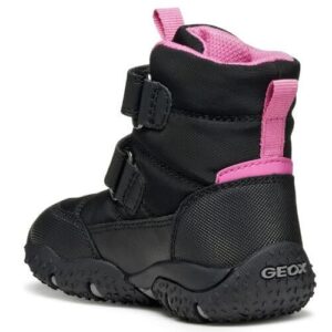 Ghete copii fete din material sintetic Impermeabile Geox, Negru – B4654B_0FU50_C0922