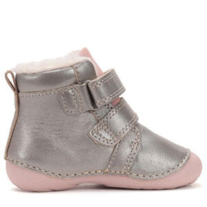 Ghete copii fete din piele imblanite DD Step, Bej – W015-52997