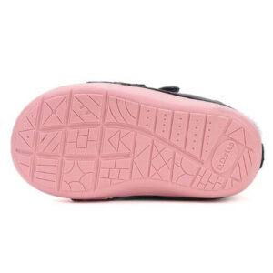 Ghete copii fete din piele imblanite DD Step, Albastru – W066-52733A