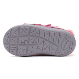 Ghete copii fete din piele imblanite DD Step, Roz – W066-52733B