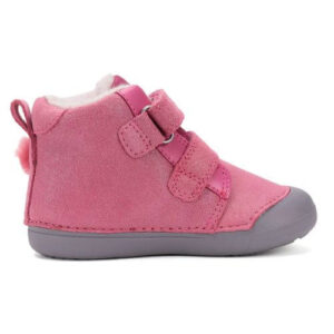 Ghete copii fete din piele imblanite DD Step, Roz – W066-52733B