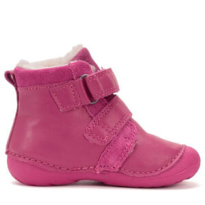 Ghete copii fete din piele imblanite DD Step, Roz – W015-52997A