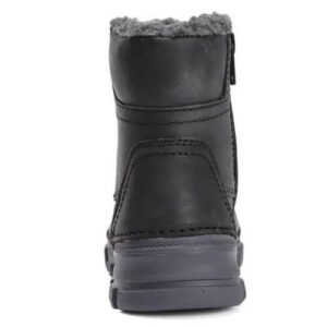 Ghete copii fete din piele imblanite DD Step, Negru – W056-52456B