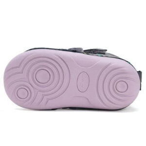 Ghete copii fete din piele imblanite DD Step, Mov – W015-52997B