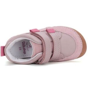 Pantofi copii fete din piele DD Step, Roz – S063-51483C