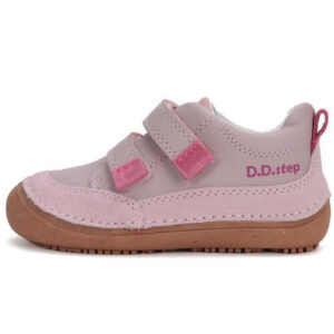 Pantofi copii fete din piele DD Step, Roz – S063-51483C