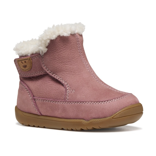 Ghete copii fete din piele naturala Geox Macchia, Roz – B664PC_00033_C8006