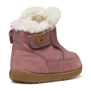 Ghete copii fete din piele naturala Geox Macchia, Roz – B664PC_00033_C8006
