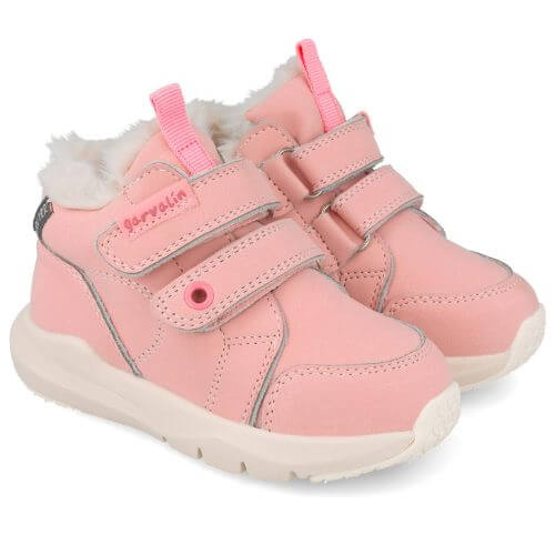 Ghete copii fete impermeabile imblanite Garvalin, Roz – 251350-E409FB