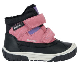 Ghete copii fete impermeabile si imblanite Geox, Negru – B262LD_022FU_C0922