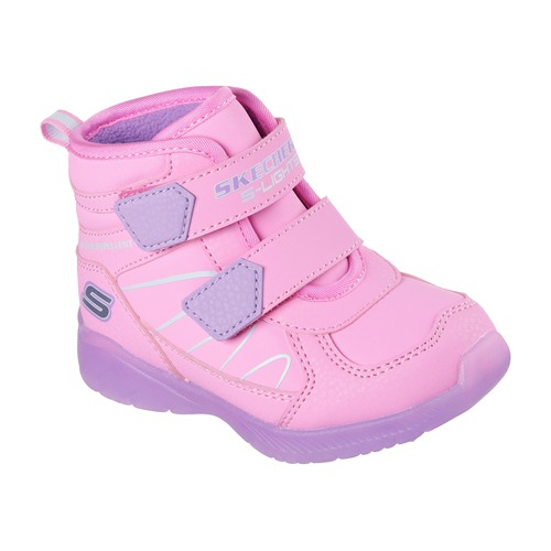 Ghete fete cu luminițe Illumi-Brights – Polar Steppers Skechers – 319310N-PKMT