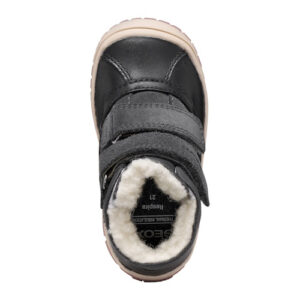 Ghete fete din piele naturala, impermeabile Geox Omar, Negru – B462LC_04322_C0005