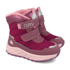 Ghete fete imblanite, impermeabile, Garvalin, Rosu/Zmeura – 261845-D915