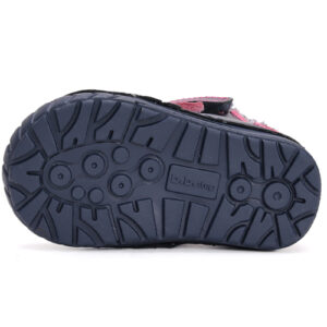 Ghete copii fete din piele imblanite DD Step, Albastru – W029-42392