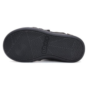 Ghete copii baieti din piele imblanite DD Step, Negru – W078-42761B