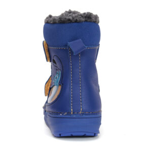 Ghete copii baieti din piele imblanite DD Step, Albastru – W071-42421A