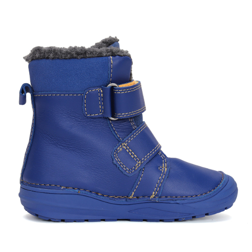 Ghete copii baieti din piele imblanite DD Step, Albastru – W071-42421A