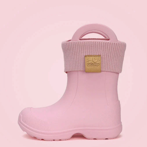 Cizme ploaie copii fete impermeabile DD Step, Roz – 1106-42545