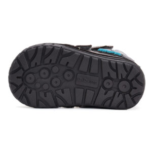 Ghete copii baieti din piele imblanite DD Step, Maro – W029-42498A