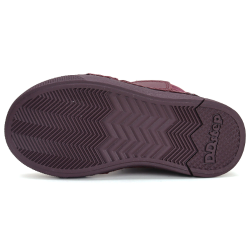Ghete copii fete din piele imblanite DD Step, Roz – W068-42589