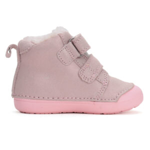 Ghete copii fete din piele imblanite DD Step, Roz – W066-42268A