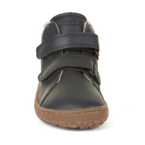 Ghete copii baieti Barefoot din piele si imblanite Froddo, Albastru – G3110252-K