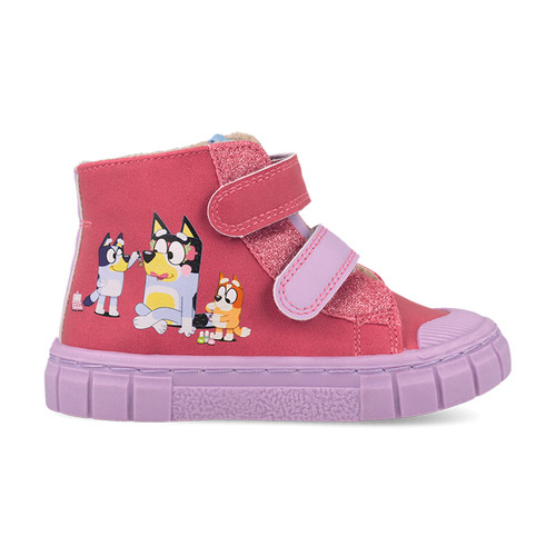 Ghete îmblănite fete Garvalin Bluey Barefoot, Roz/Fucsia – 261859-A146