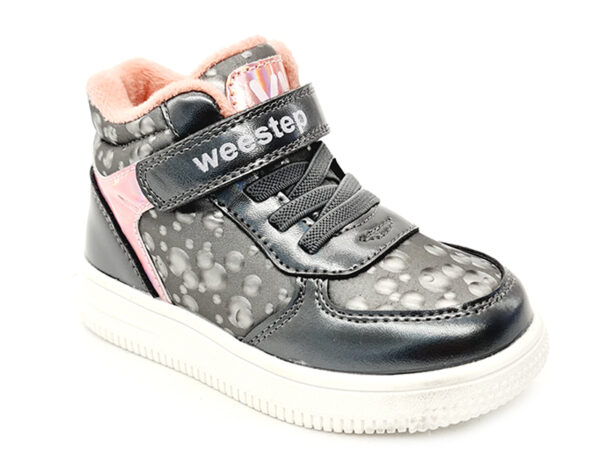 Ghete copii fete din piele imblanite WeeStep, Argintiu – R906765208 TH Ghete copii fete din piele imblanite WeeStep, Argintiu – R906765208 TH