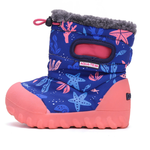 Ghete copii fete impermeabile si imblanite DD Step, Albastru – P079-42309B