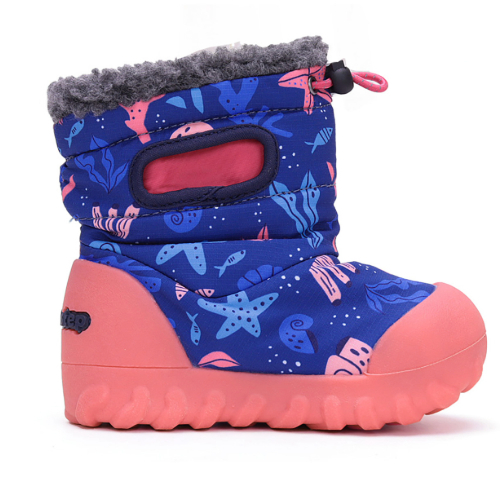 Ghete copii fete impermeabile si imblanite DD Step, Albastru – P079-42309B