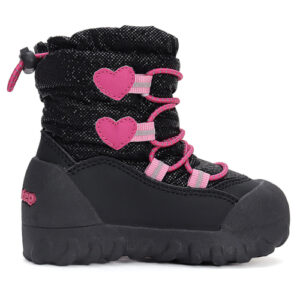 Ghete copii fete impermeabile si imblanite DD Step, Negru – P079-42468C