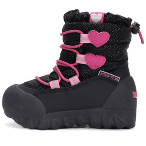 Ghete copii fete impermeabile si imblanite DD Step, Negru – P079-42468C