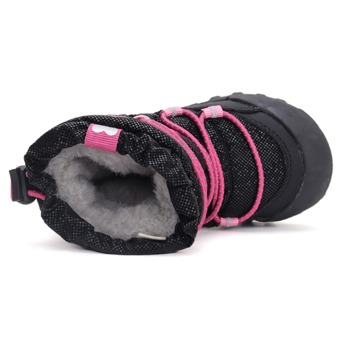 Ghete copii fete impermeabile si imblanite DD Step, Negru – P079-42468C