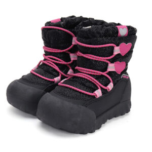 Ghete copii fete impermeabile si imblanite DD Step, Negru – P079-42468C
