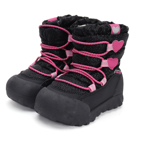 Ghete copii fete impermeabile si imblanite DD Step, Negru – P079-42468C