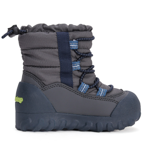 Ghete copii baieti impermeabile si imblanite DD Step, Gri – P079-42468 Ghete copii baieti impermeabile si imblanite DD Step, Gri – P079-42468