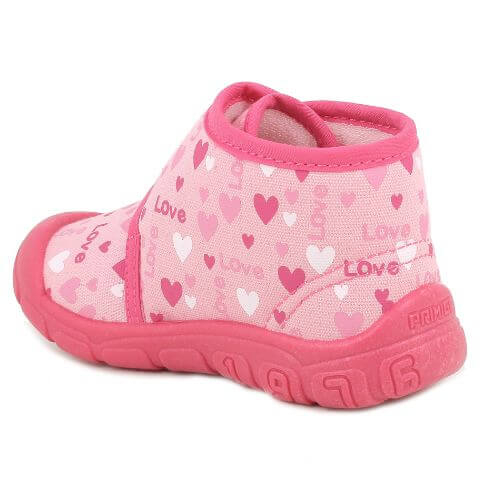 Pantofi interior copii fete din material textil Primigi, Roz – 8949000