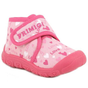 Pantofi interior copii fete din material textil Primigi, Roz – 8949000