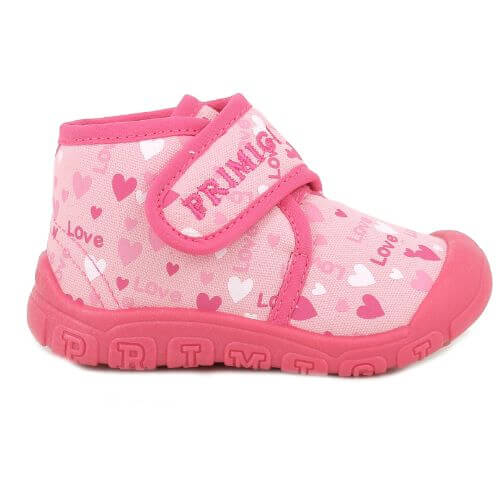 Pantofi interior copii fete din material textil Primigi, Roz – 8949000